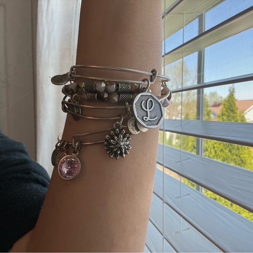 Letter A Alex and Ani Bracelet - Picture 4 of 4